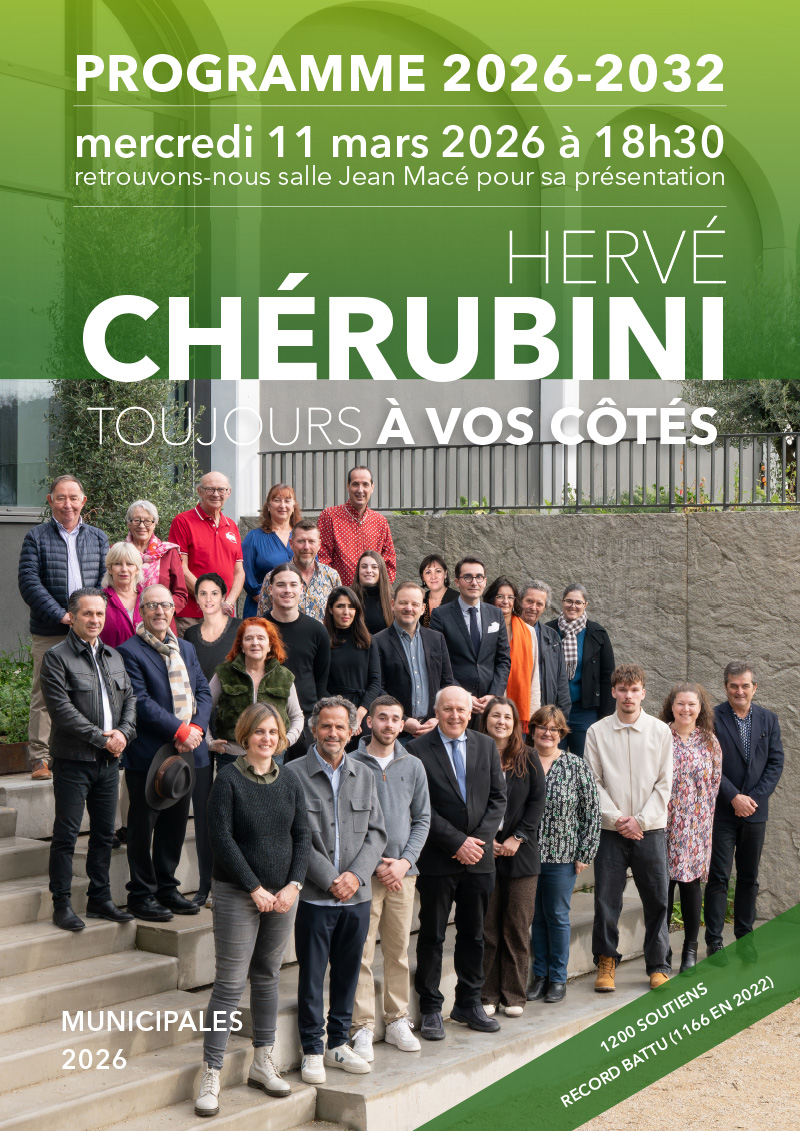 Programme 2026-2032 Hervé Chérubini
