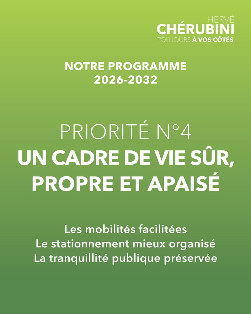Notre programme : circulation, stationnement, tranquillité publique